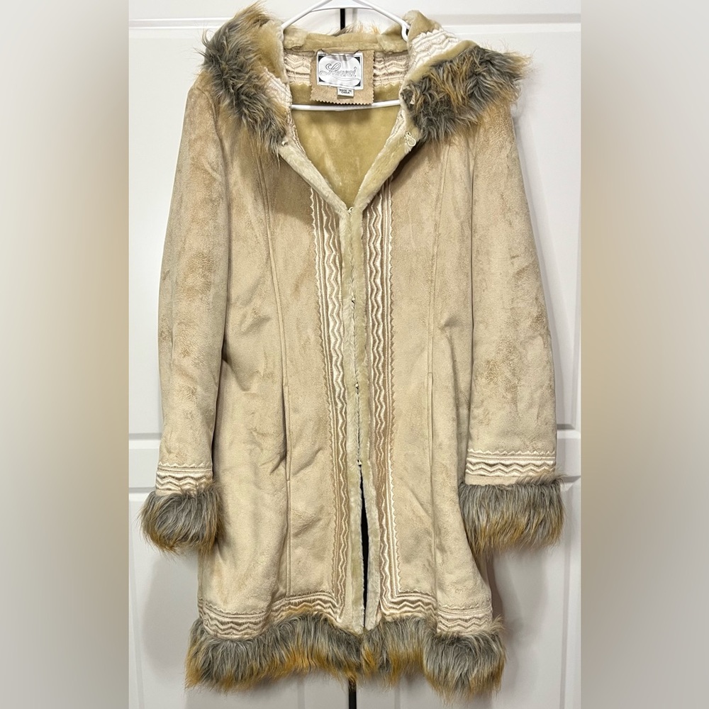 VINTAGE Penny Lane Learsi Coat Sz M Almost Famous Boho